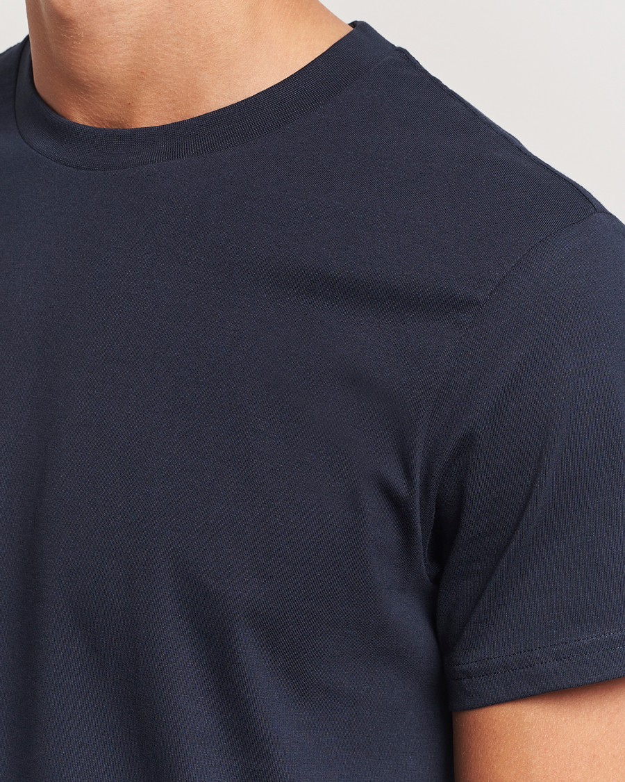 Men | T-Shirts | Bread & Boxers | Crew Neck Regular T-Shirt Dark Navy