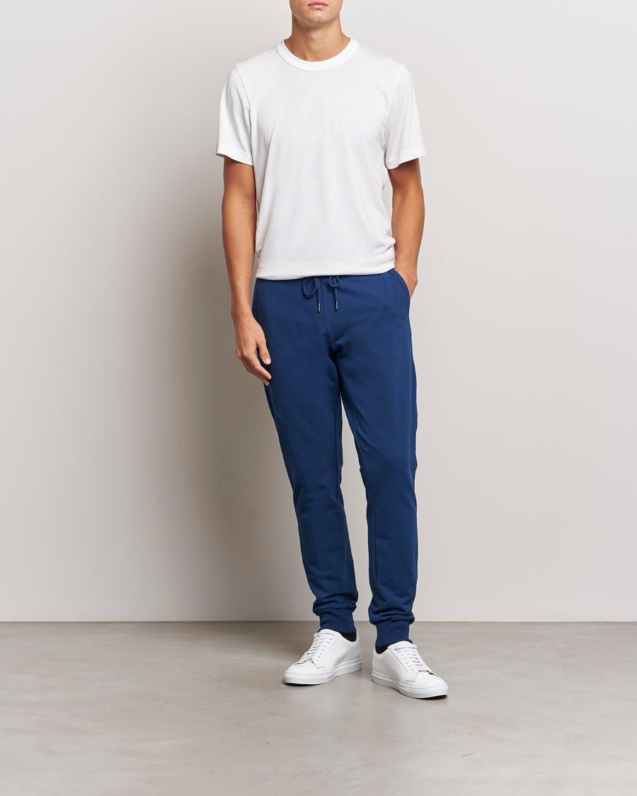 Men | Trousers | Bread & Boxers | Loungewear Pants Ink Blue