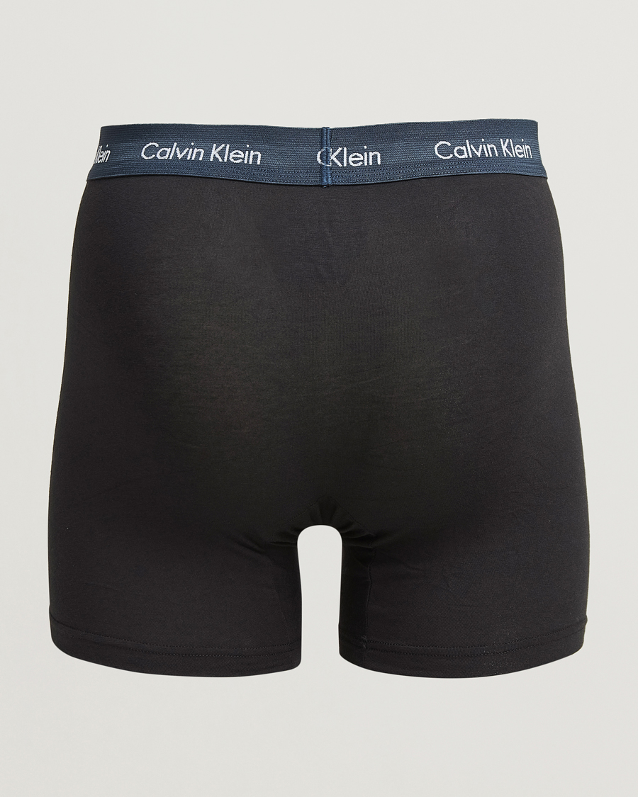 Men | Underwear & Socks | Calvin Klein | Cotton Stretch 5-Pack Boxer Brief Black