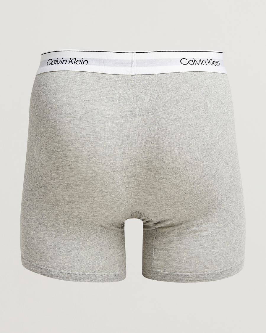 Men | Underwear & Socks | Calvin Klein | 3-Pack Icon Cotton Stretch Boxer Brief Grey/Black/White