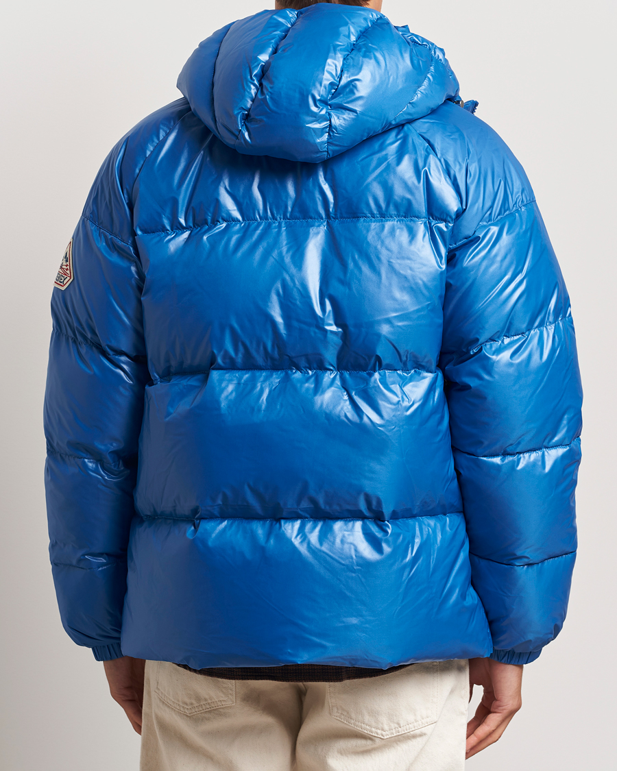 Men | Coats & Jackets | Pyrenex | Sten Hooded Puffer Jacket Adriatic