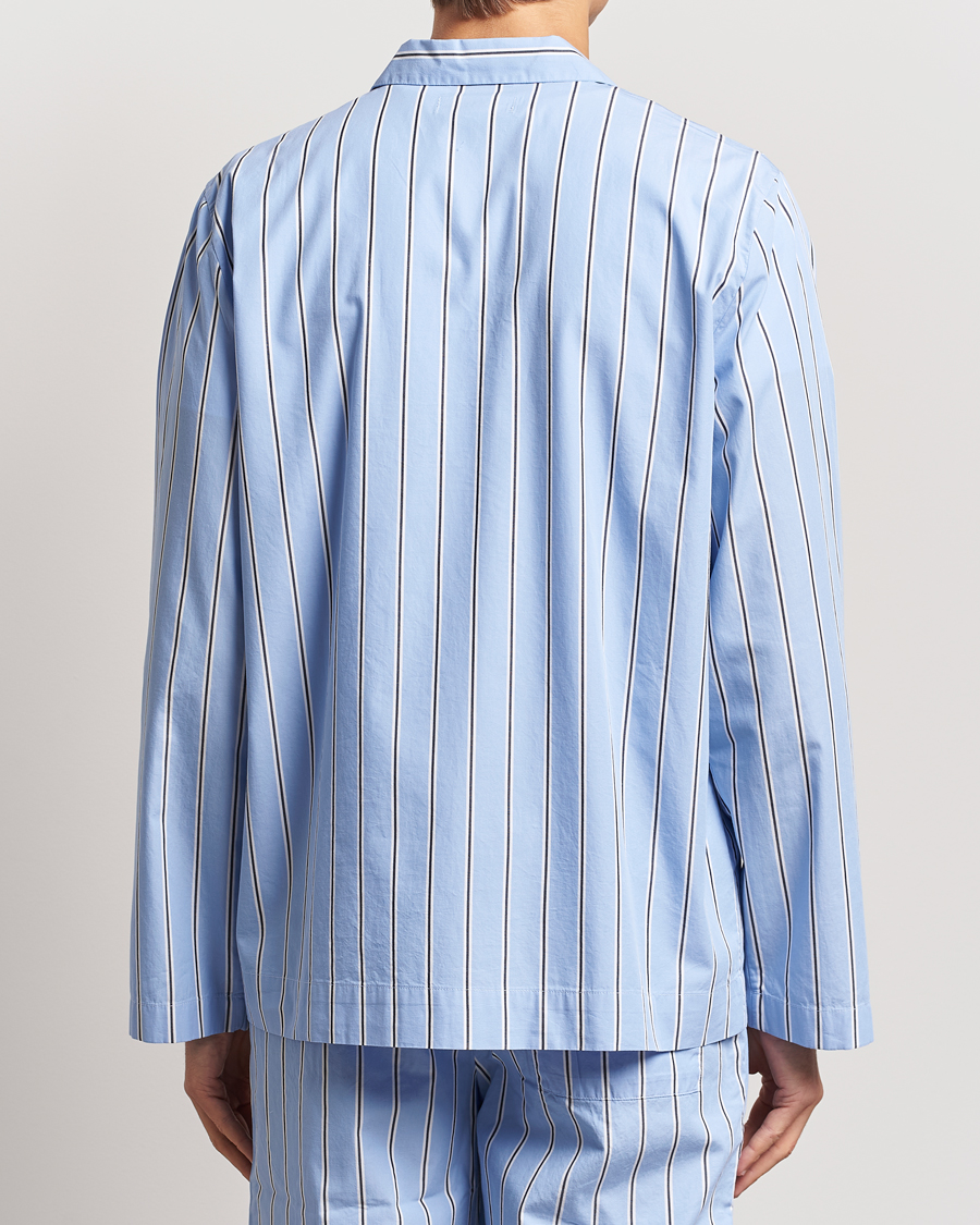 Men | Pyjamas & Robes | Tekla | Poplin Pyjama Shirt Basset Stripes