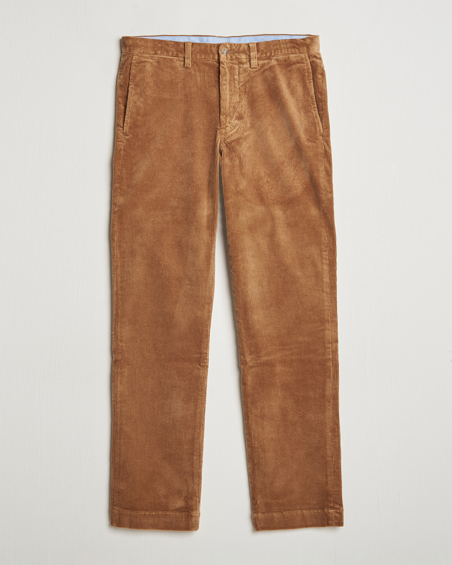 Men | Trousers | Polo Ralph Lauren | Bedford Corduroy 5-Pocket Pants Golden Brown