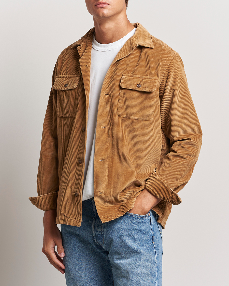 Men | Shirts | Polo Ralph Lauren | Corduroy Western Shirt Rustic Tan