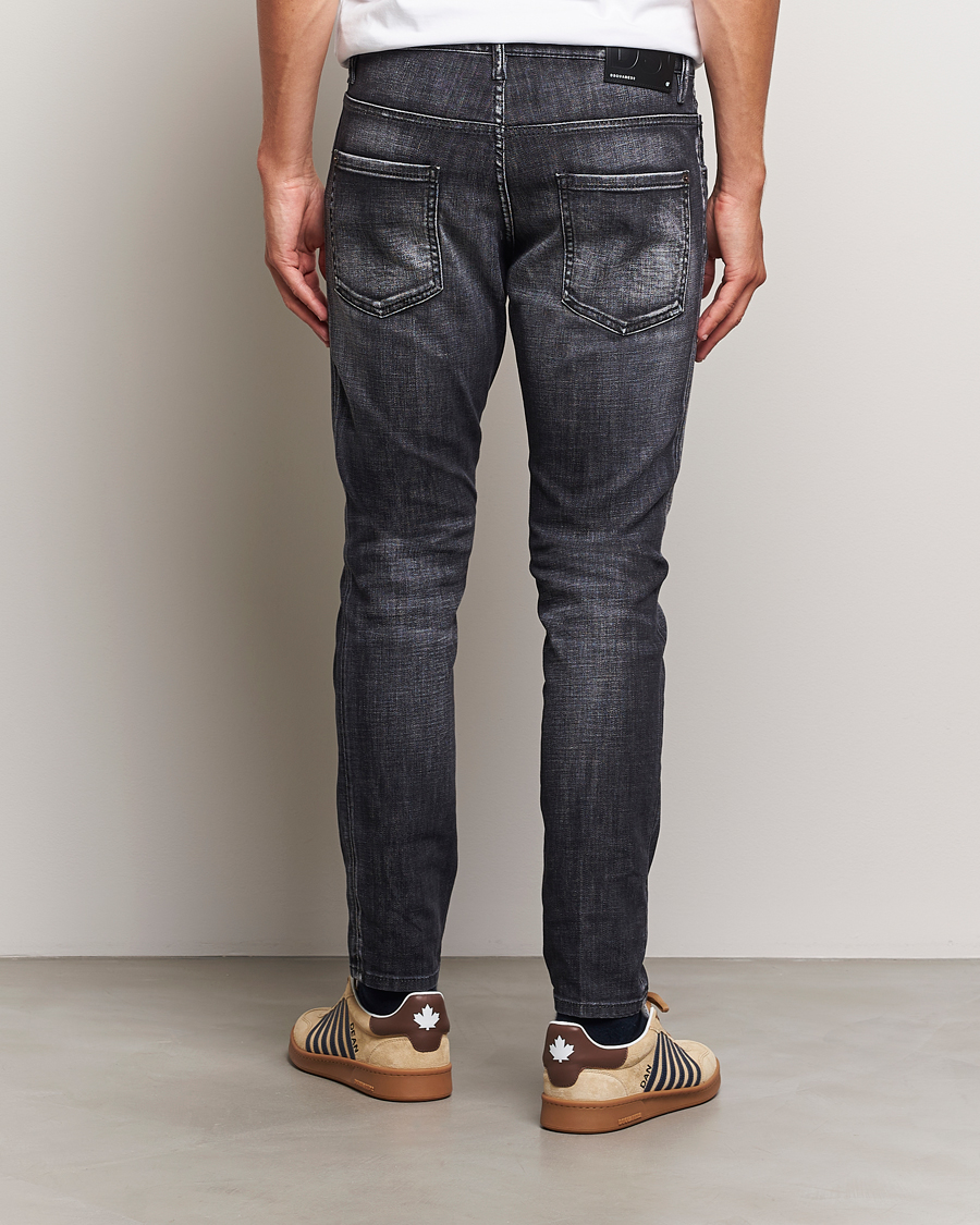 Men | Jeans | Dsquared2 | Skater Jeans Washed Black