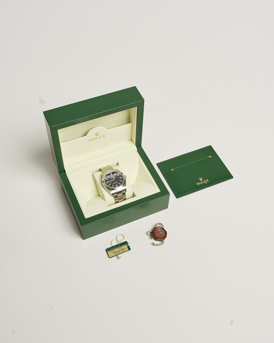 Men | Rolex Pre-Owned Explorer 214270 Silver | Rolex Pre-Owned | Explorer 214270 Silver