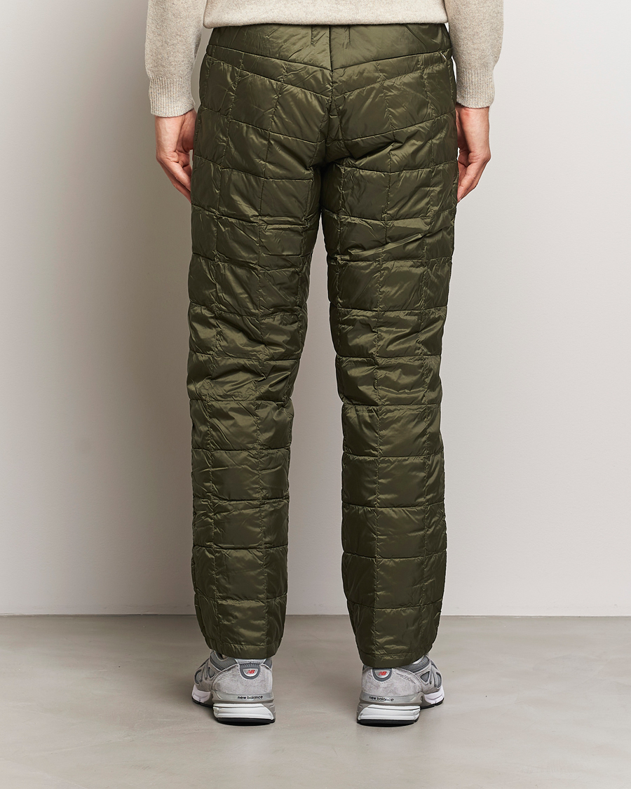 Men | Trousers | TAION | Regular Straight Down Pants Dark Olive