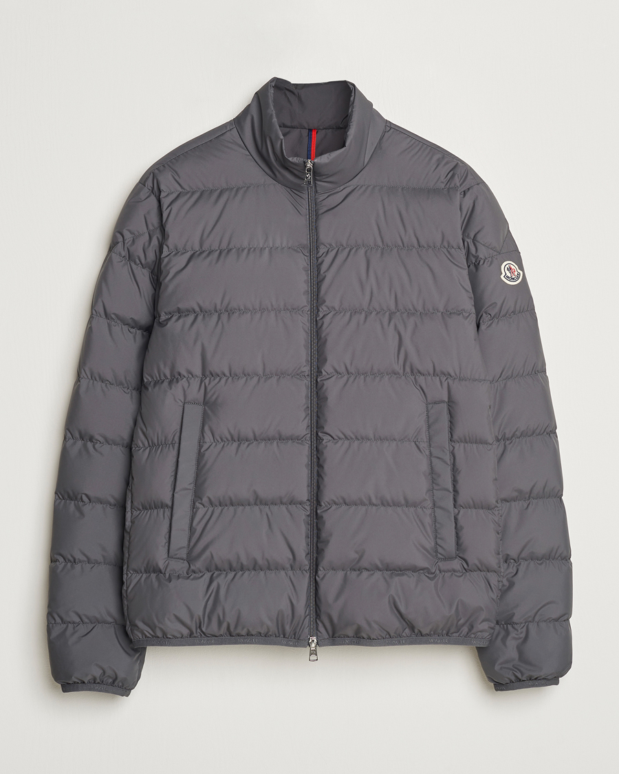 Men | Coats & Jackets | Moncler | Baudinet Down Jacket Dark Grey