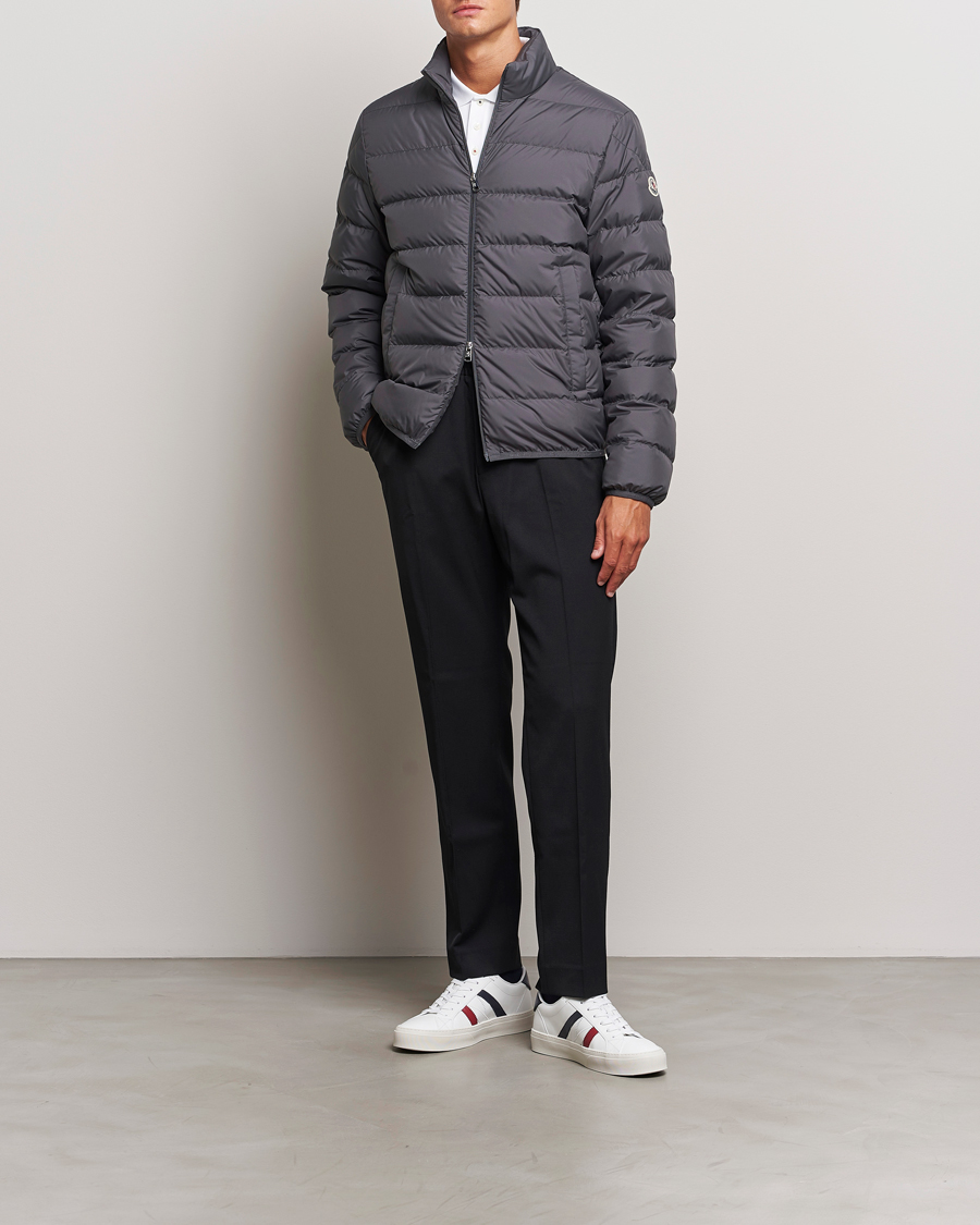 Men | Coats & Jackets | Moncler | Baudinet Down Jacket Dark Grey