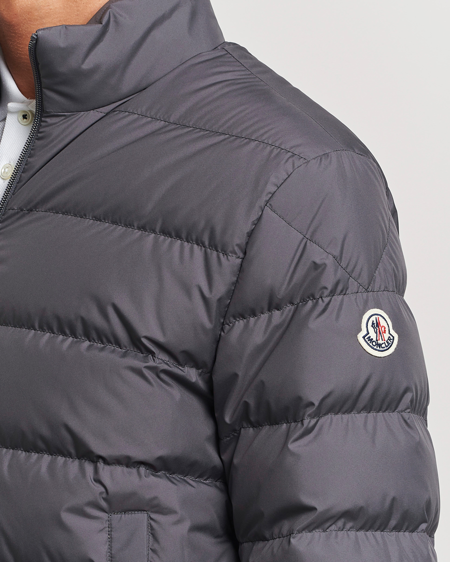 Men | Coats & Jackets | Moncler | Baudinet Down Jacket Dark Grey