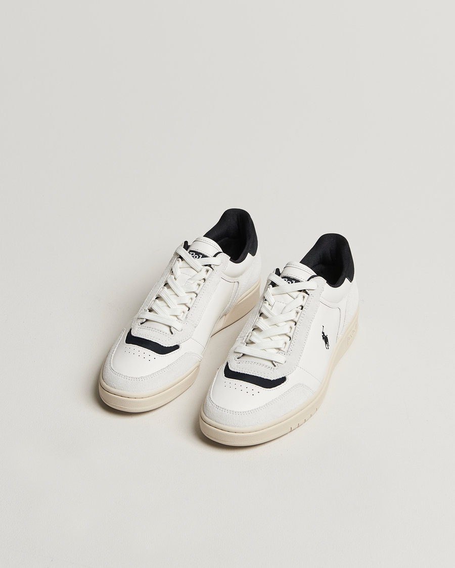Men |  | Polo Ralph Lauren | Polo Court Sneaker Deckwash White/Black