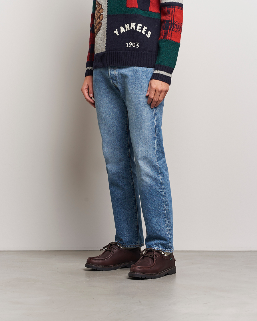 Men | Derby Shoes | Polo Ralph Lauren | Apron Classic Casual Derby Dark Brown Calf