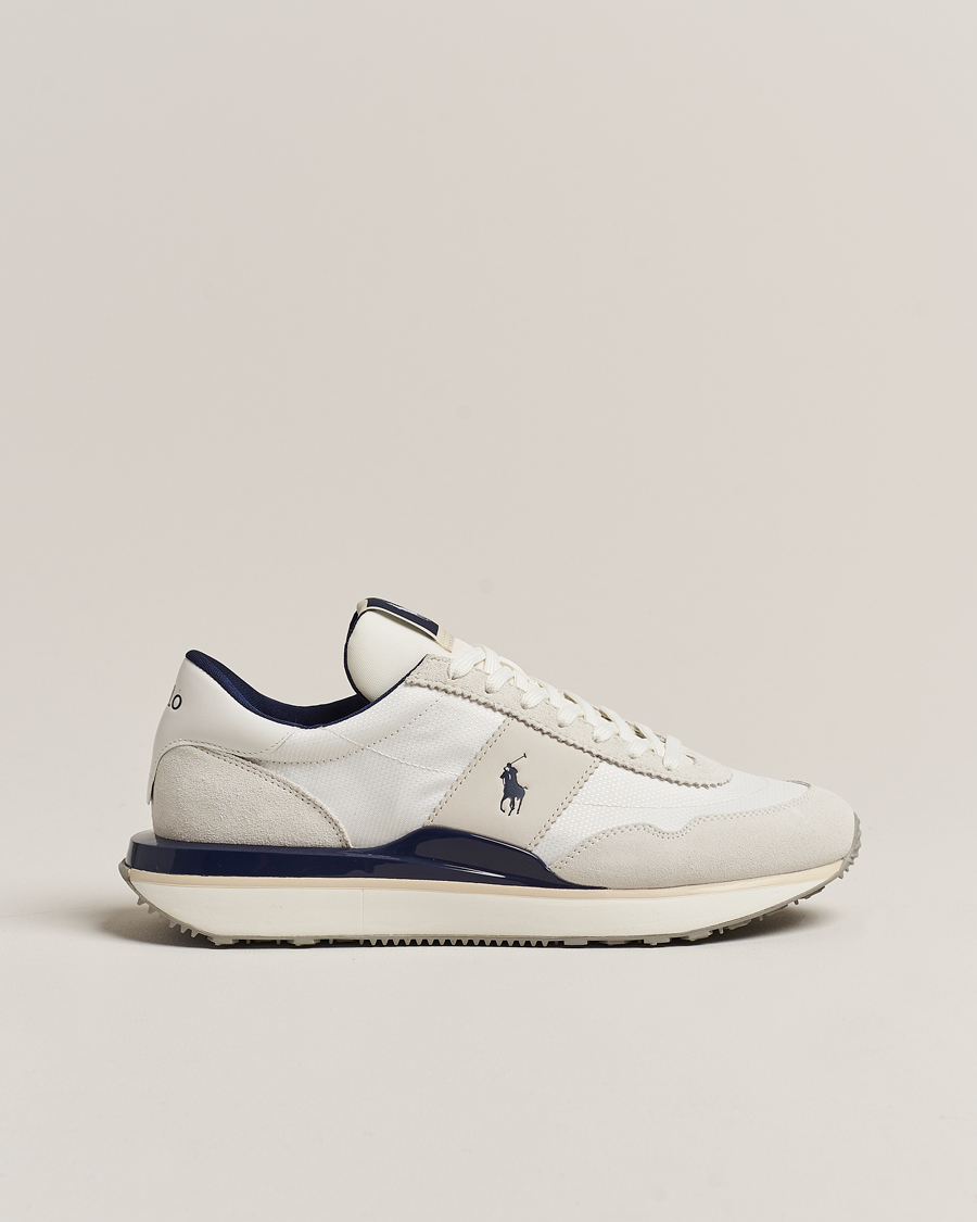 Men | Polo Ralph Lauren Train 89 PP Sneaker Deckwash White/Newport Navy | Polo Ralph Lauren | Train 89 PP Sneaker Deckwash White/Newport Navy