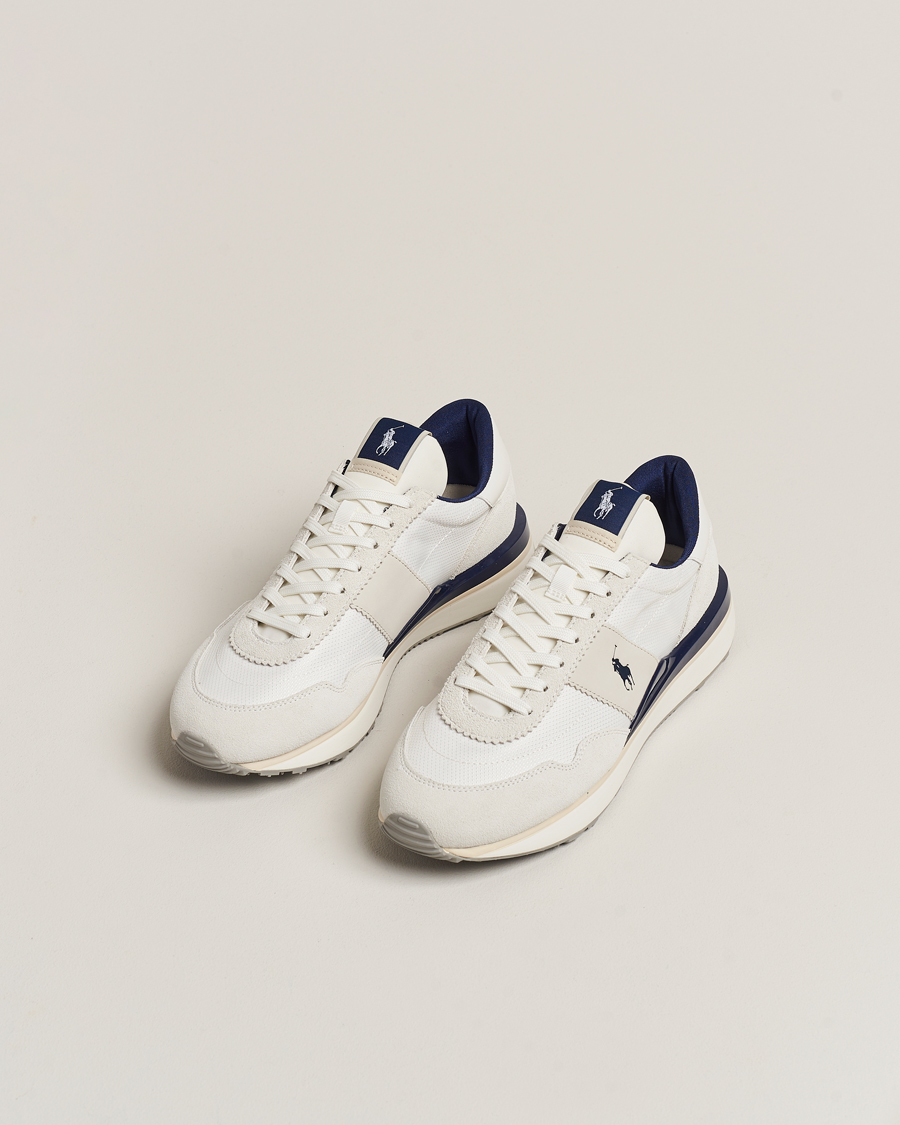 Men | Polo Ralph Lauren Train 89 PP Sneaker Deckwash White/Newport Navy | Polo Ralph Lauren | Train 89 PP Sneaker Deckwash White/Newport Navy