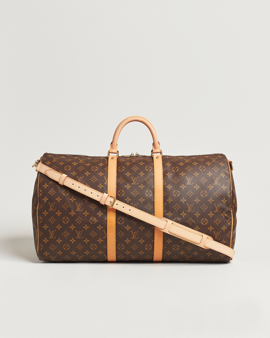 Men | Louis Vuitton Pre-Owned Keepall Bandoulière 55 Monogram | Louis Vuitton Pre-Owned | Keepall Bandoulière 55 Monogram