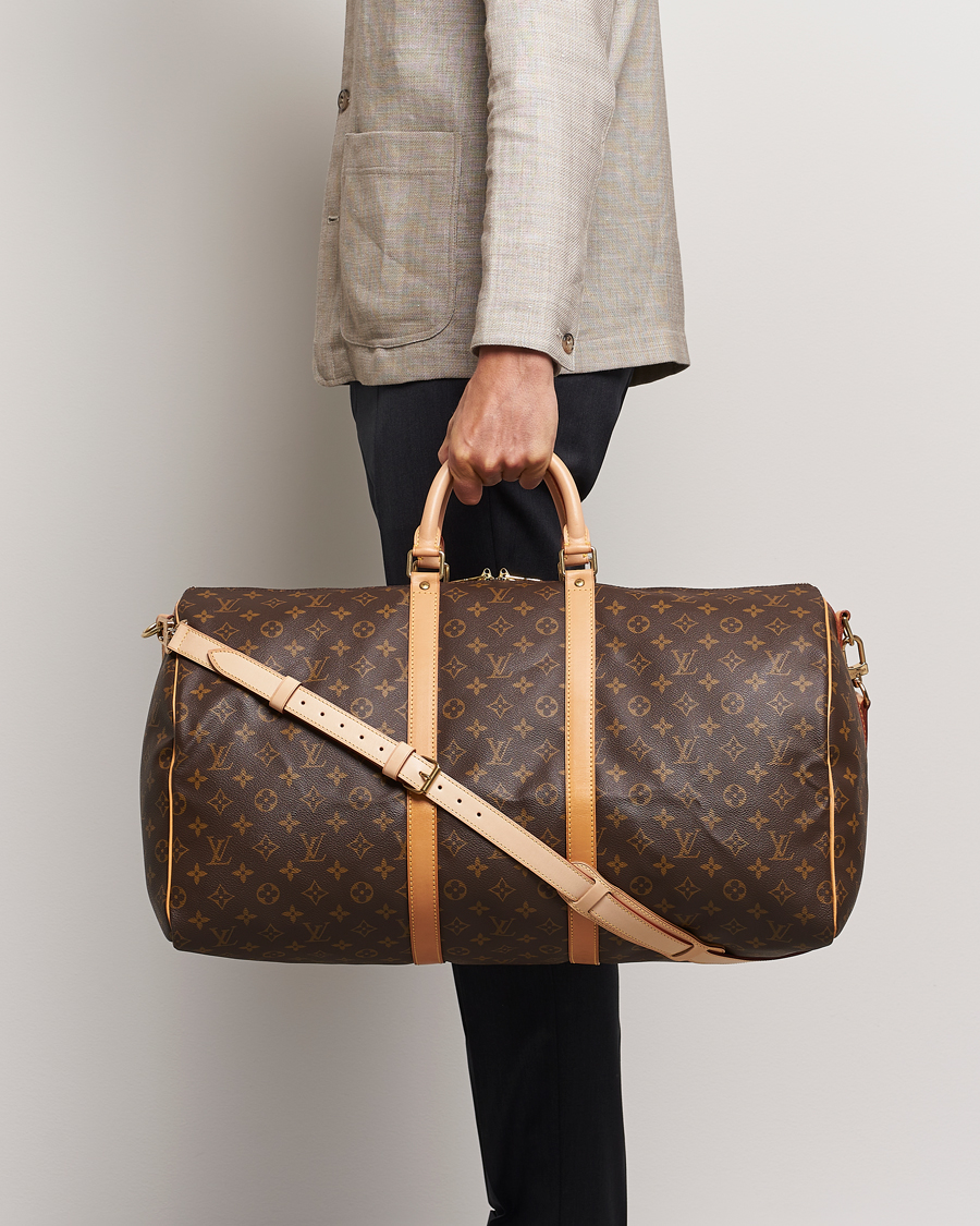 Men | Louis Vuitton Pre-Owned Keepall Bandoulière 55 Monogram | Louis Vuitton Pre-Owned | Keepall Bandoulière 55 Monogram