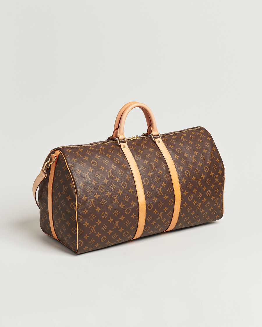 Men | Louis Vuitton Pre-Owned Keepall Bandoulière 55 Monogram | Louis Vuitton Pre-Owned | Keepall Bandoulière 55 Monogram