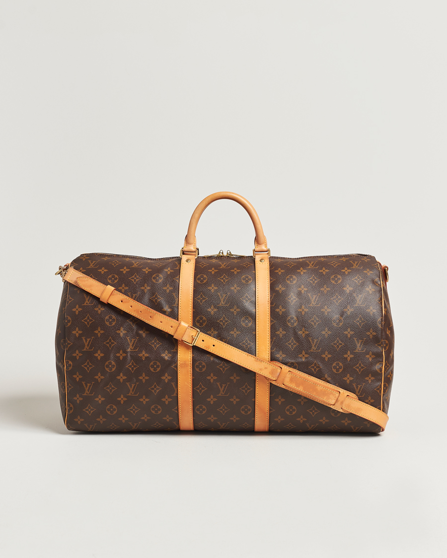 Men | Louis Vuitton Pre-Owned Keepall Bandoulière 55 Monogram | Louis Vuitton Pre-Owned | Keepall Bandoulière 55 Monogram