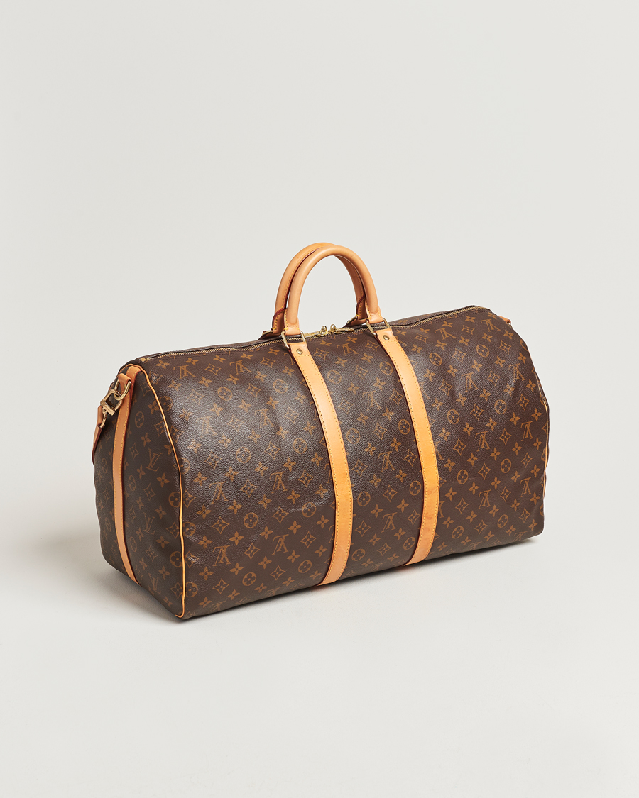 Men | Louis Vuitton Pre-Owned Keepall Bandoulière 55 Monogram | Louis Vuitton Pre-Owned | Keepall Bandoulière 55 Monogram