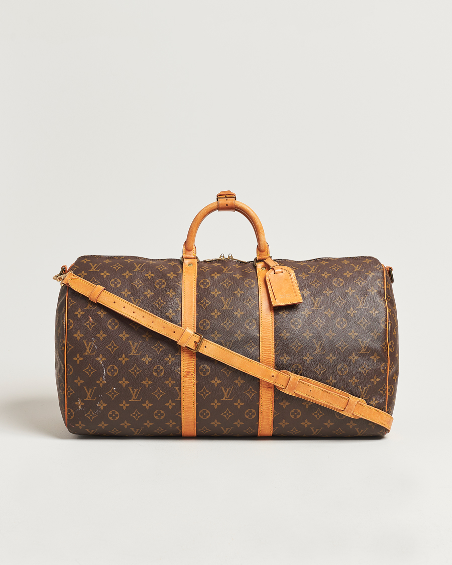 Men | Louis Vuitton Pre-Owned Keepall Bandoulière 55 Monogram  | Louis Vuitton Pre-Owned | Keepall Bandoulière 55 Monogram 