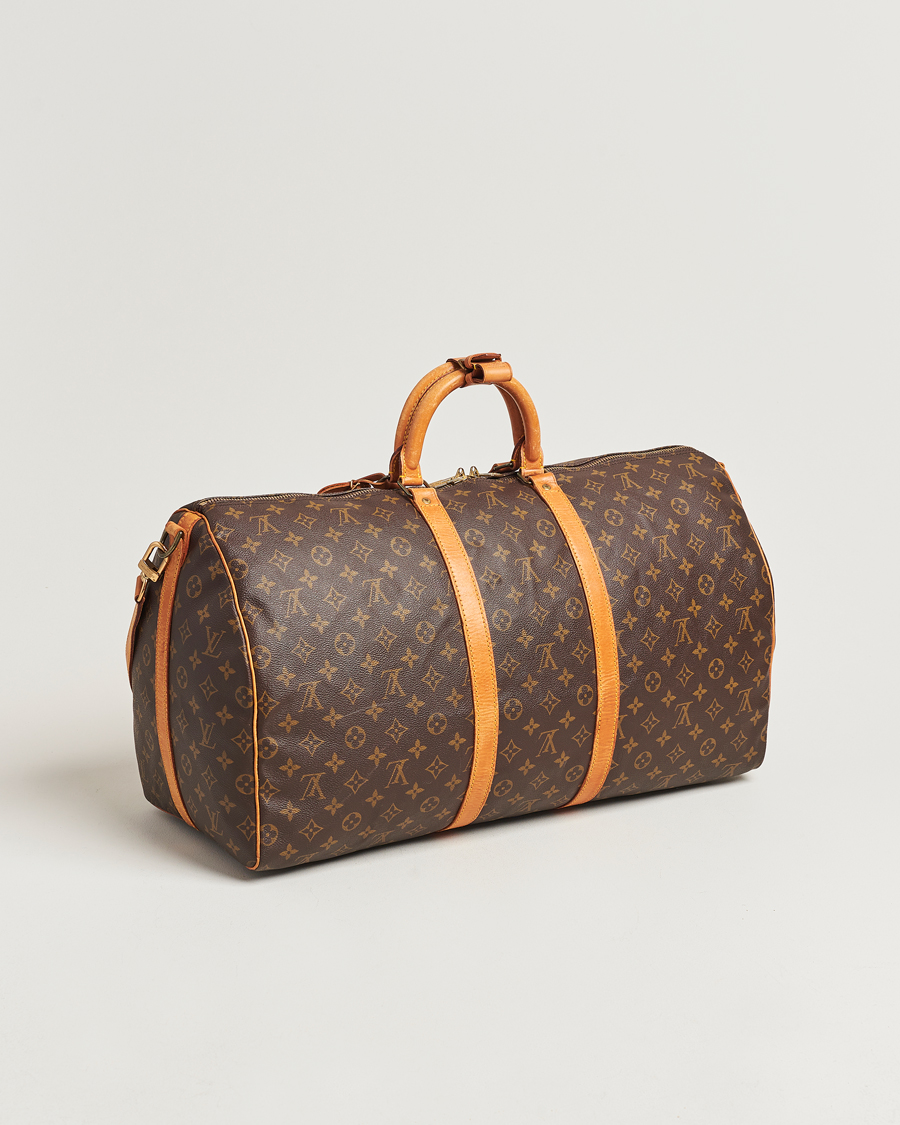 Men | Louis Vuitton Pre-Owned Keepall Bandoulière 55 Monogram  | Louis Vuitton Pre-Owned | Keepall Bandoulière 55 Monogram 