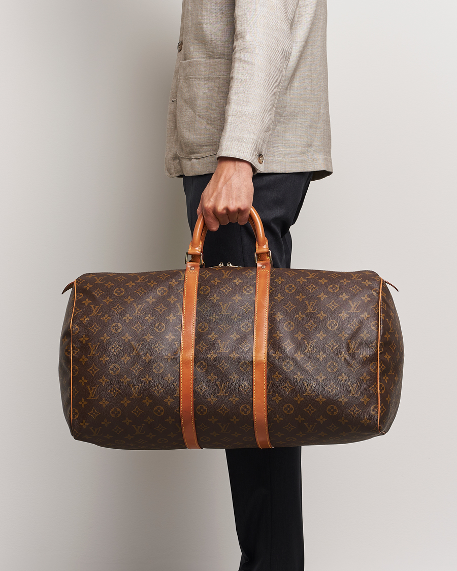 Men | Louis Vuitton Pre-Owned | Louis Vuitton Pre-Owned | Keepall 55 Bag Monogram 