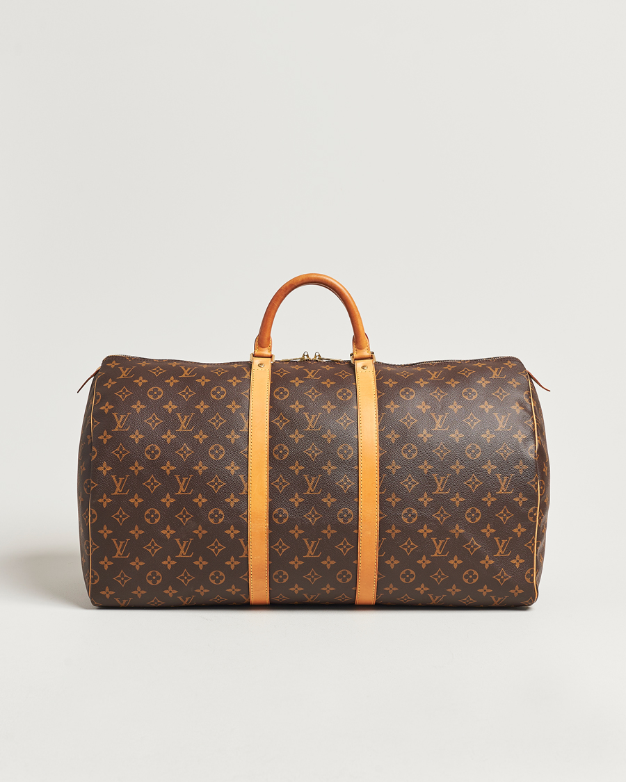 Men | Louis Vuitton Pre-Owned Keepall 55 Bag Monogram | Louis Vuitton Pre-Owned | Keepall 55 Bag Monogram