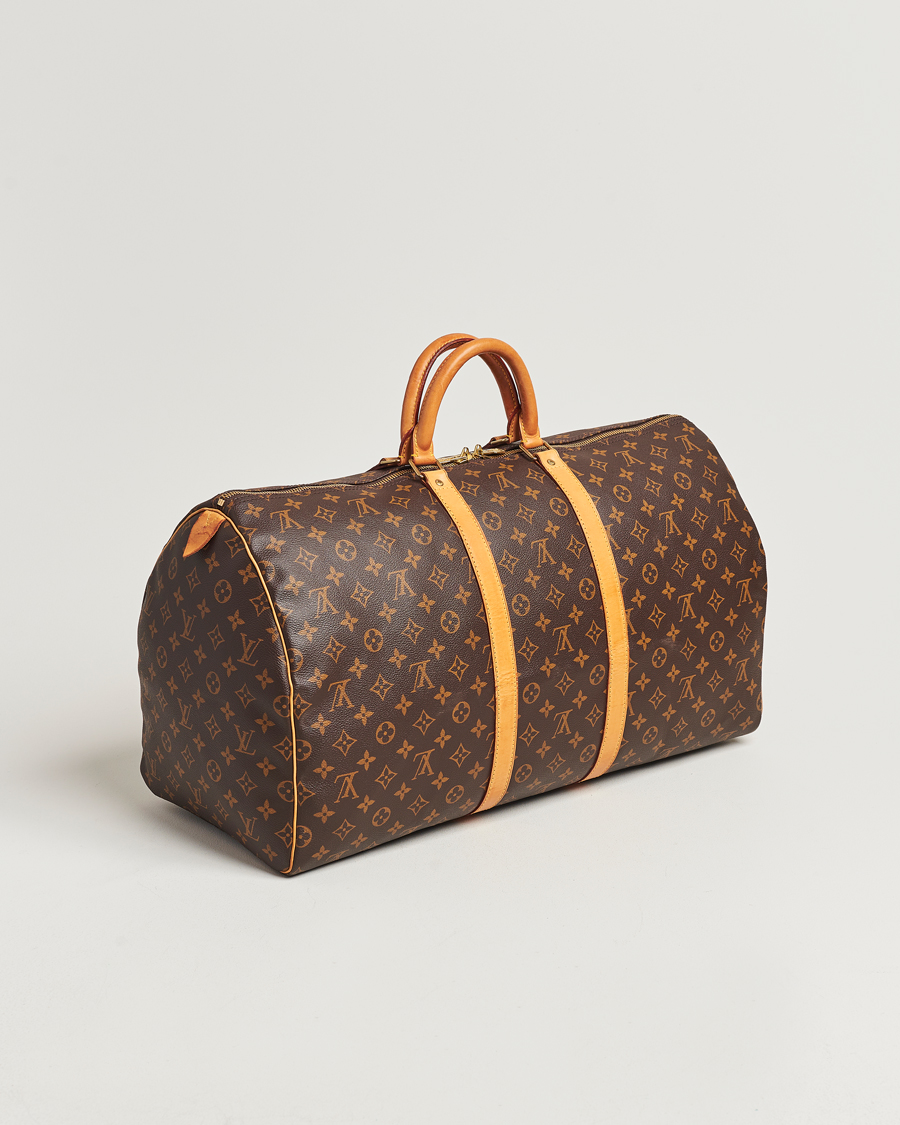 Men | Louis Vuitton Pre-Owned Keepall 55 Bag Monogram | Louis Vuitton Pre-Owned | Keepall 55 Bag Monogram