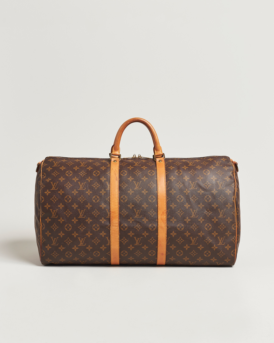 Men | Louis Vuitton Pre-Owned Keepall Bandoulière 55 Monogram  | Louis Vuitton Pre-Owned | Keepall Bandoulière 55 Monogram 
