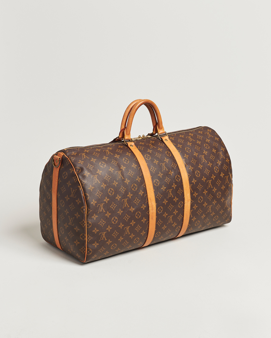 Men | Louis Vuitton Pre-Owned Keepall Bandoulière 55 Monogram  | Louis Vuitton Pre-Owned | Keepall Bandoulière 55 Monogram 