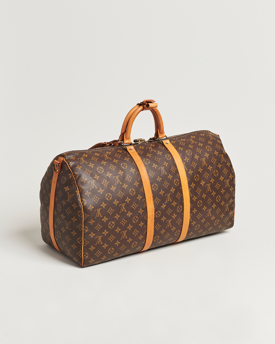 Men | Pre-Owned & Vintage Bags | Louis Vuitton Pre-Owned | Keepall Bandoulière 55 Monogram 