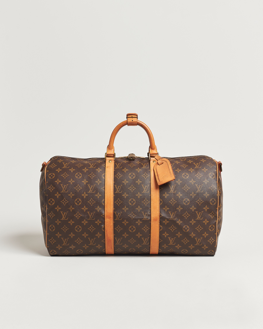 Men | Louis Vuitton Pre-Owned Keepall Bandoulière 50 Monogram | Louis Vuitton Pre-Owned | Keepall Bandoulière 50 Monogram