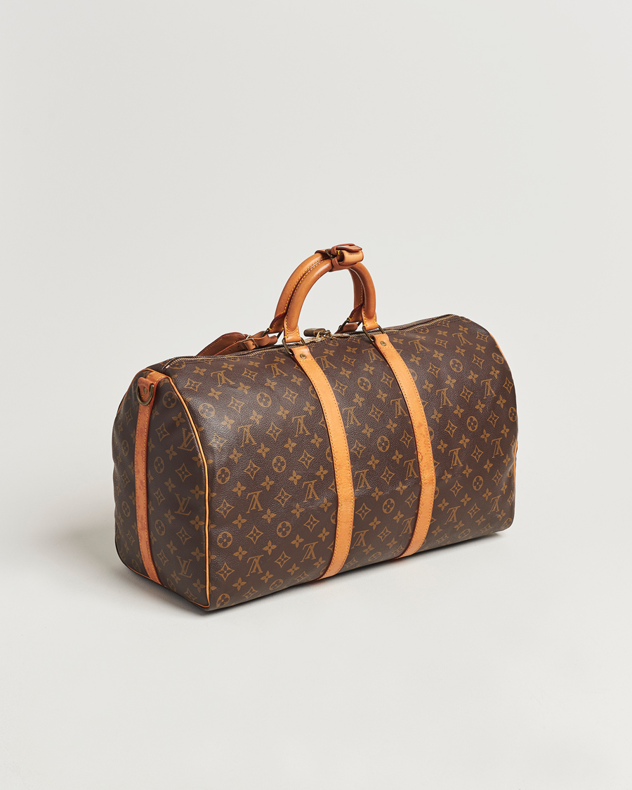 Men | Louis Vuitton Pre-Owned Keepall Bandoulière 50 Monogram | Louis Vuitton Pre-Owned | Keepall Bandoulière 50 Monogram