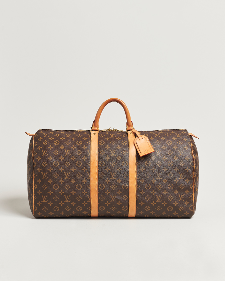 Men | Louis Vuitton Pre-Owned Keepall 55 Bag Monogram | Louis Vuitton Pre-Owned | Keepall 55 Bag Monogram