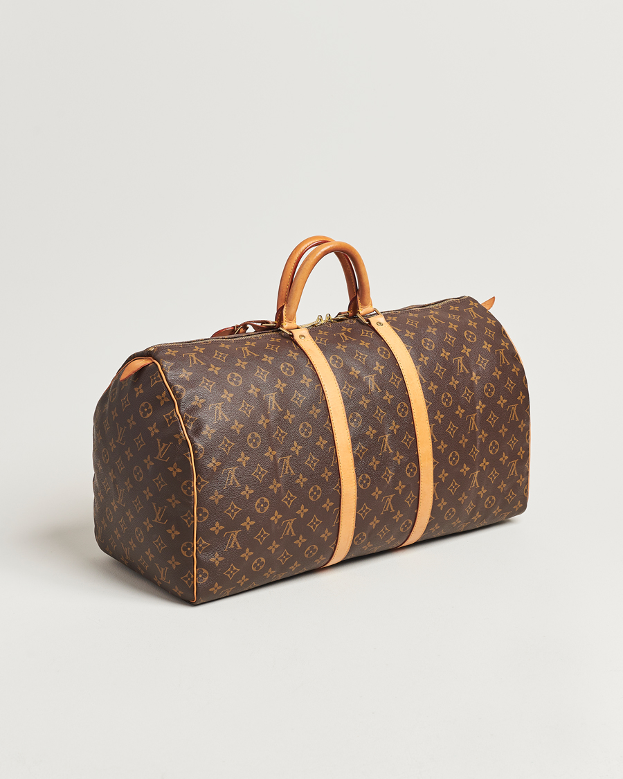Men | Louis Vuitton Pre-Owned Keepall 55 Bag Monogram | Louis Vuitton Pre-Owned | Keepall 55 Bag Monogram