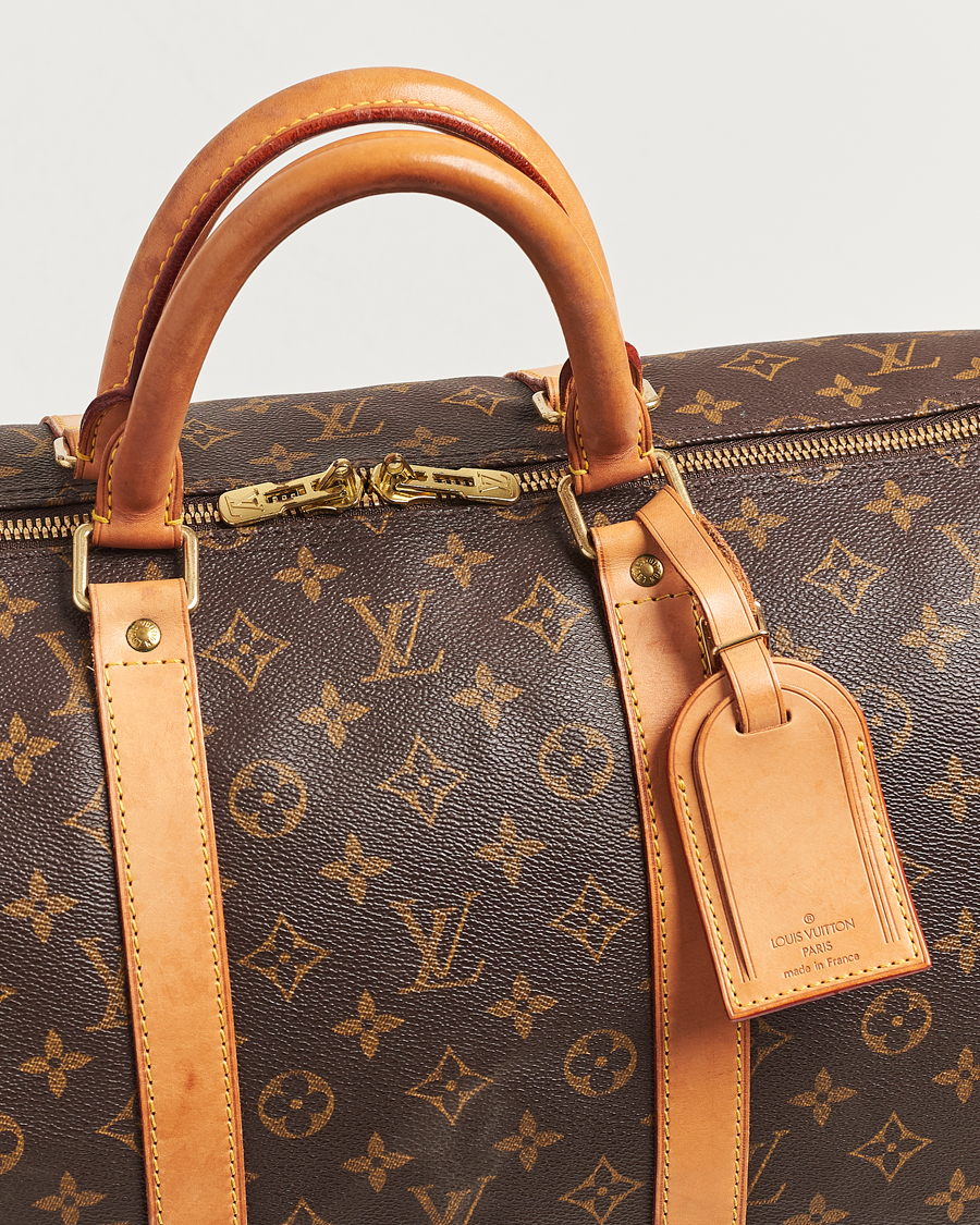 Men | Louis Vuitton Pre-Owned Keepall 55 Bag Monogram | Louis Vuitton Pre-Owned | Keepall 55 Bag Monogram
