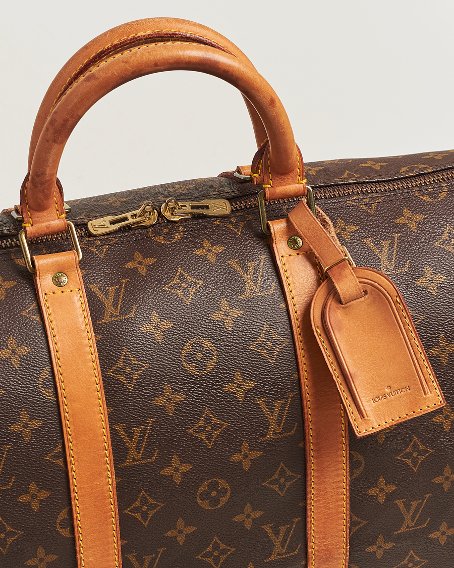 Men | Louis Vuitton Pre-Owned Keepall Bandoulière 50 Bag Monogram | Louis Vuitton Pre-Owned | Keepall Bandoulière 50 Bag Monogram