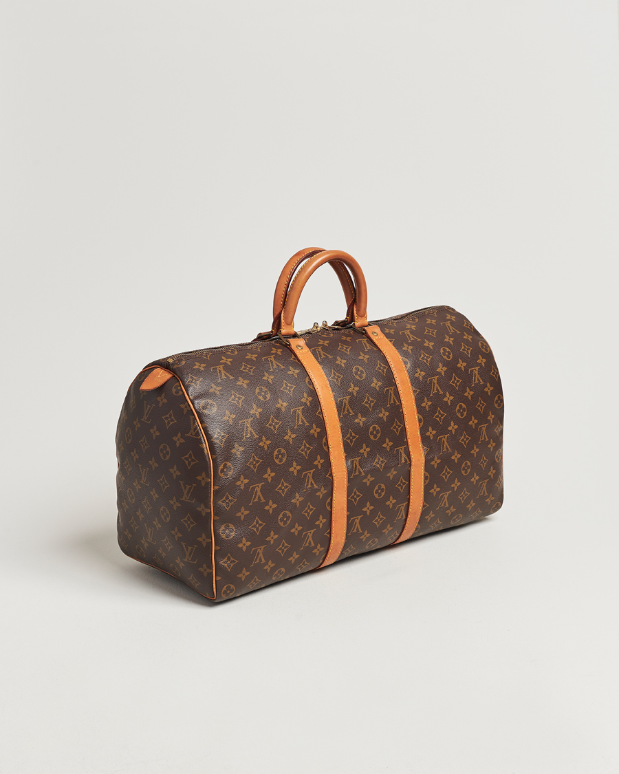Men | Louis Vuitton Pre-Owned Keepall 50 Bag Monogram | Louis Vuitton Pre-Owned | Keepall 50 Bag Monogram