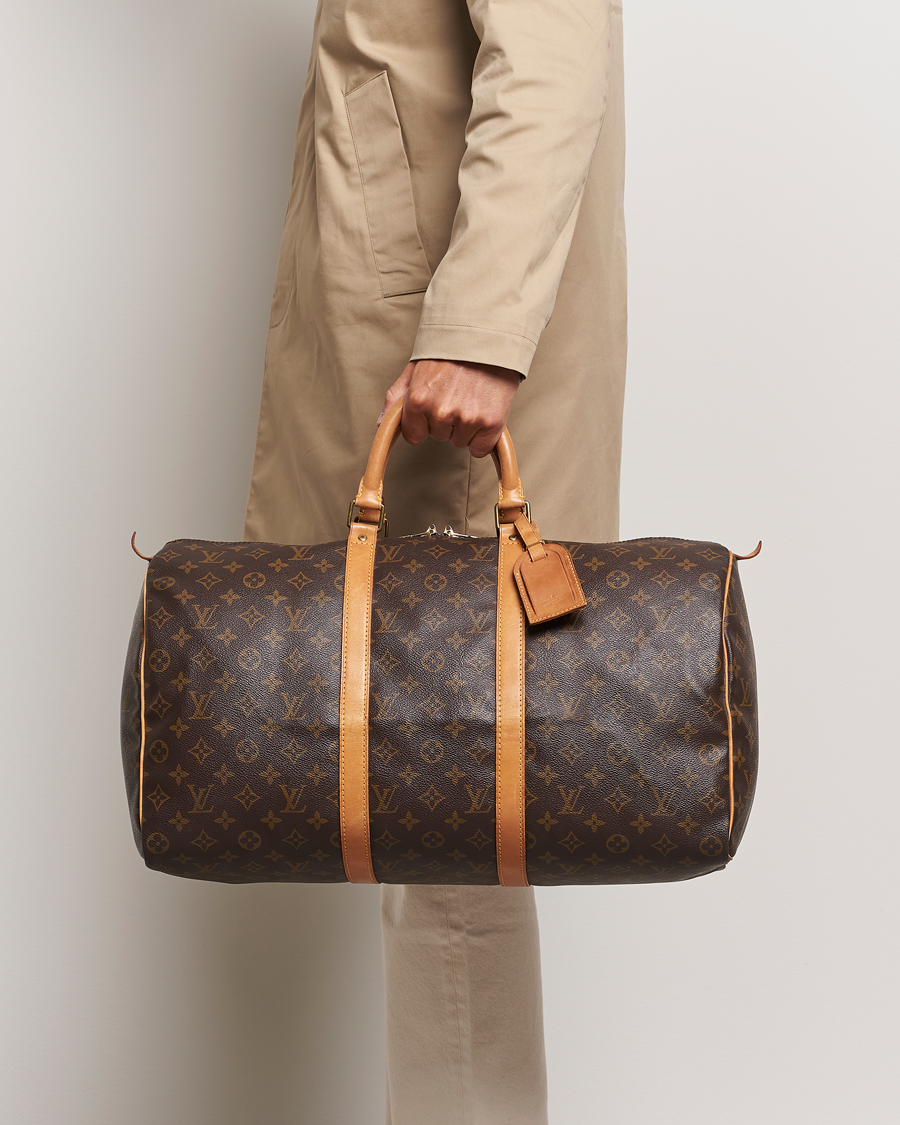 Men | Louis Vuitton Pre-Owned Keepall 50 Bag Monogram | Louis Vuitton Pre-Owned | Keepall 50 Bag Monogram