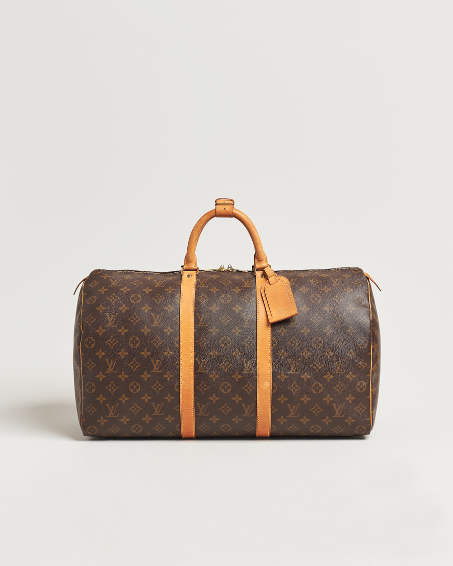 Men | Louis Vuitton Pre-Owned Keepall 50 Bag Monogram | Louis Vuitton Pre-Owned | Keepall 50 Bag Monogram