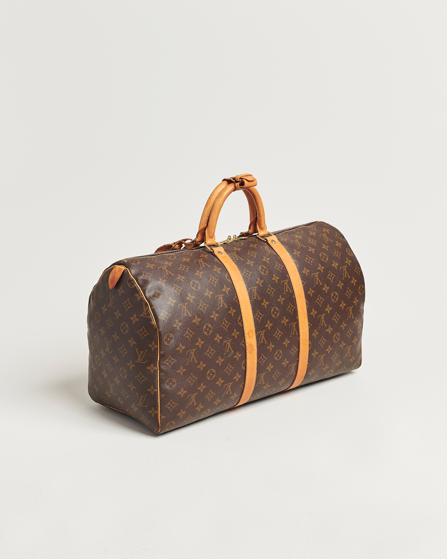 Men | Louis Vuitton Pre-Owned Keepall 50 Bag Monogram | Louis Vuitton Pre-Owned | Keepall 50 Bag Monogram