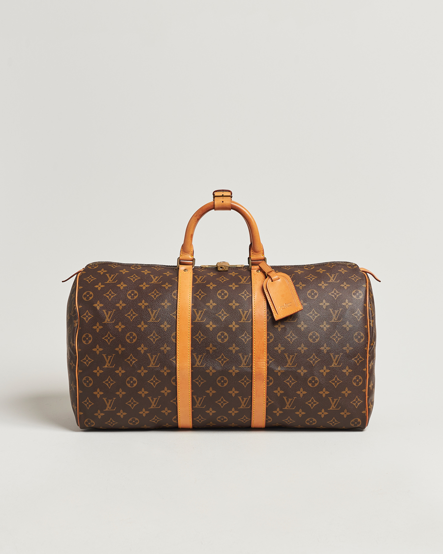 Men | Louis Vuitton Pre-Owned Keepall 50 Bag Monogram | Louis Vuitton Pre-Owned | Keepall 50 Bag Monogram