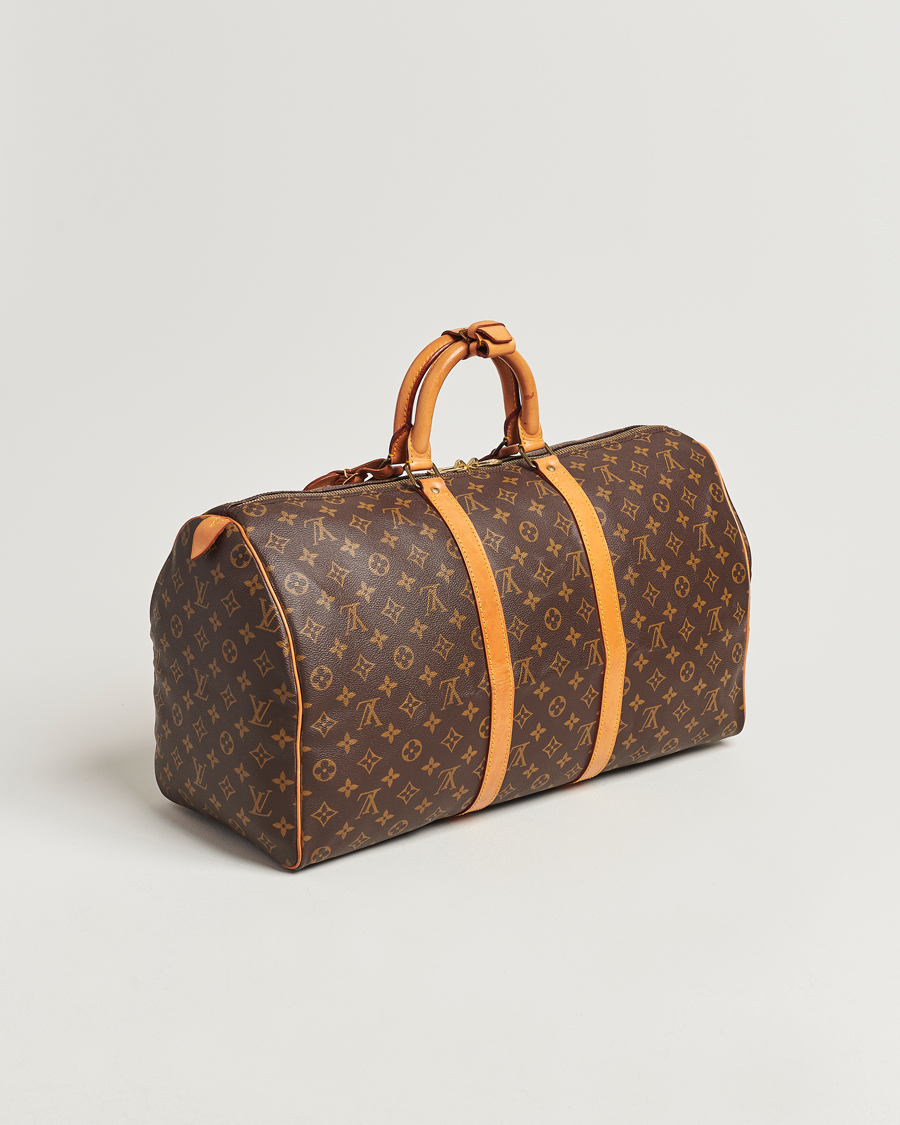 Men | Louis Vuitton Pre-Owned Keepall 50 Bag Monogram | Louis Vuitton Pre-Owned | Keepall 50 Bag Monogram