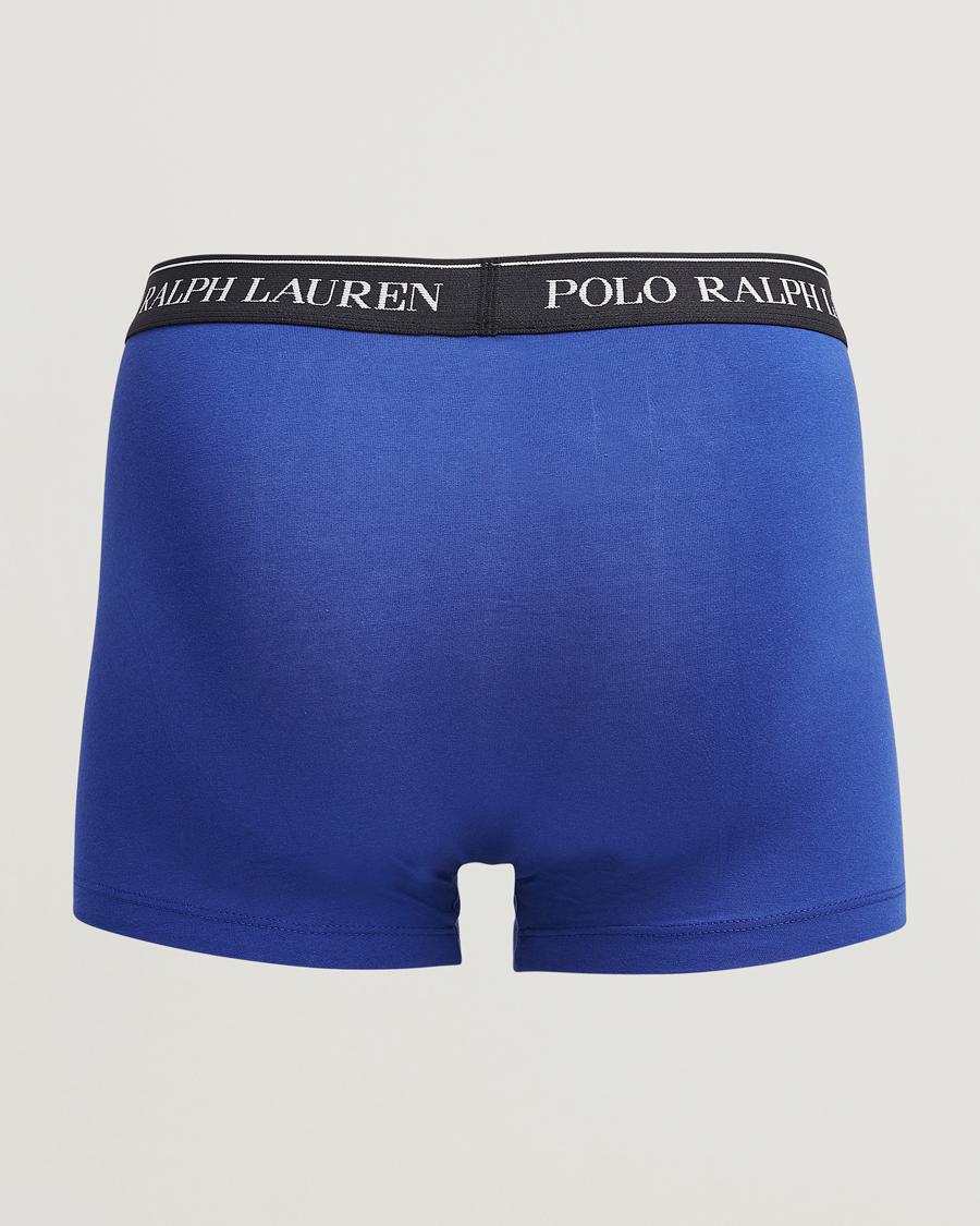 Men | Underwear & Socks | Polo Ralph Lauren | 3-Pack Trunk Blue/Red/Black