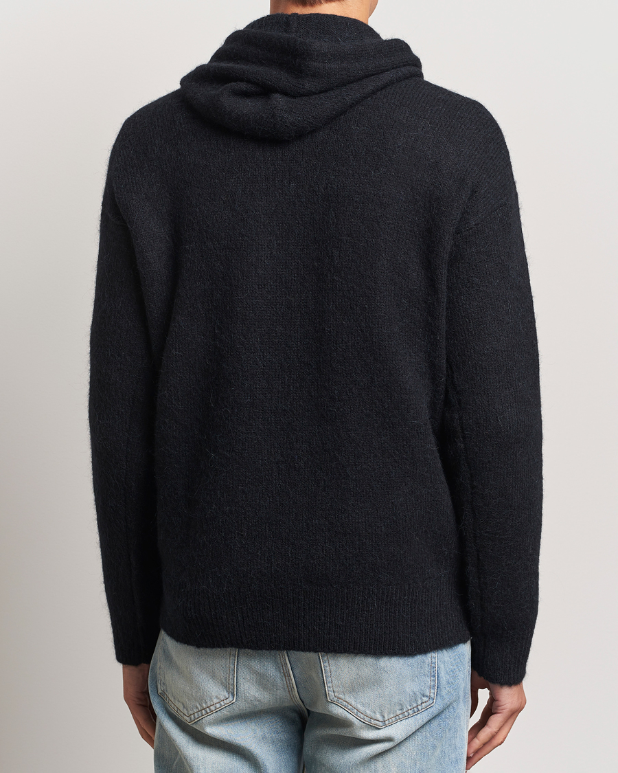 Men | Sweaters & Knitwear | Polo Ralph Lauren | Alpaca Hoodie Polo Black
