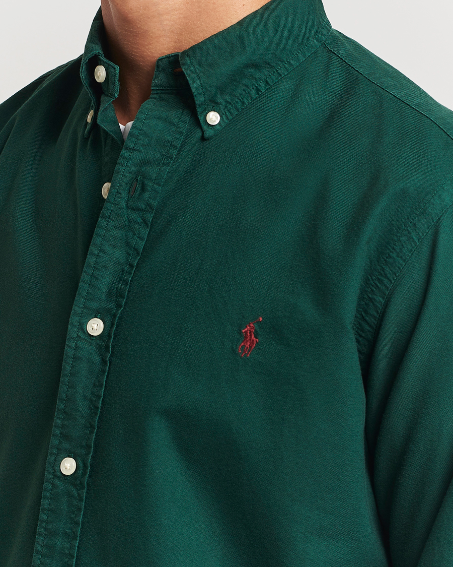 Polo Ralph Lauren Custom Slim Fit Oxford Shirt Moss Agate at