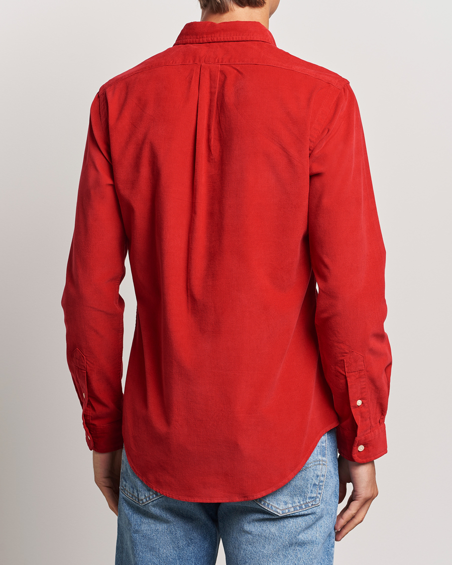 Men | Shirts | Polo Ralph Lauren | Slim Fit Corduroy Shirt Martin Red