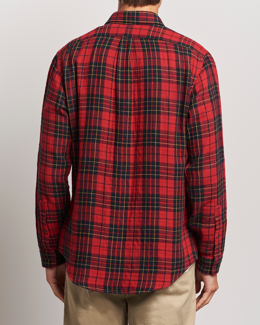 Men | Shirts | Polo Ralph Lauren | Custom Fit Double Faced Checked Shirt Red/Black