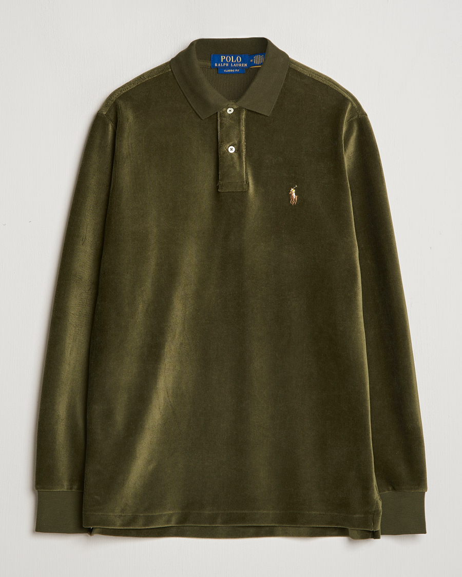 Polo Ralph Lauren Corduroy Long Sleeve Polo Dark Loden at