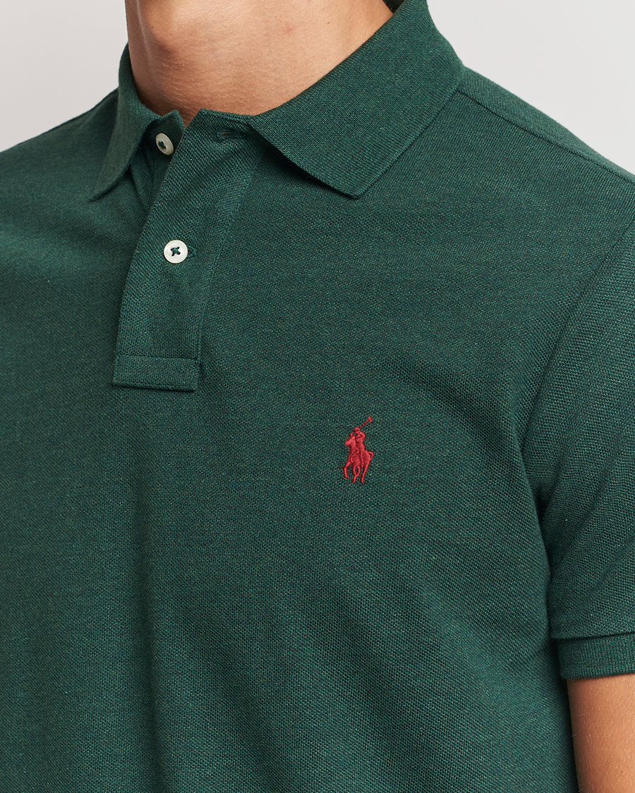 Polo Ralph Lauren Custom Slim Fit Polo Scotch Pine Heather at